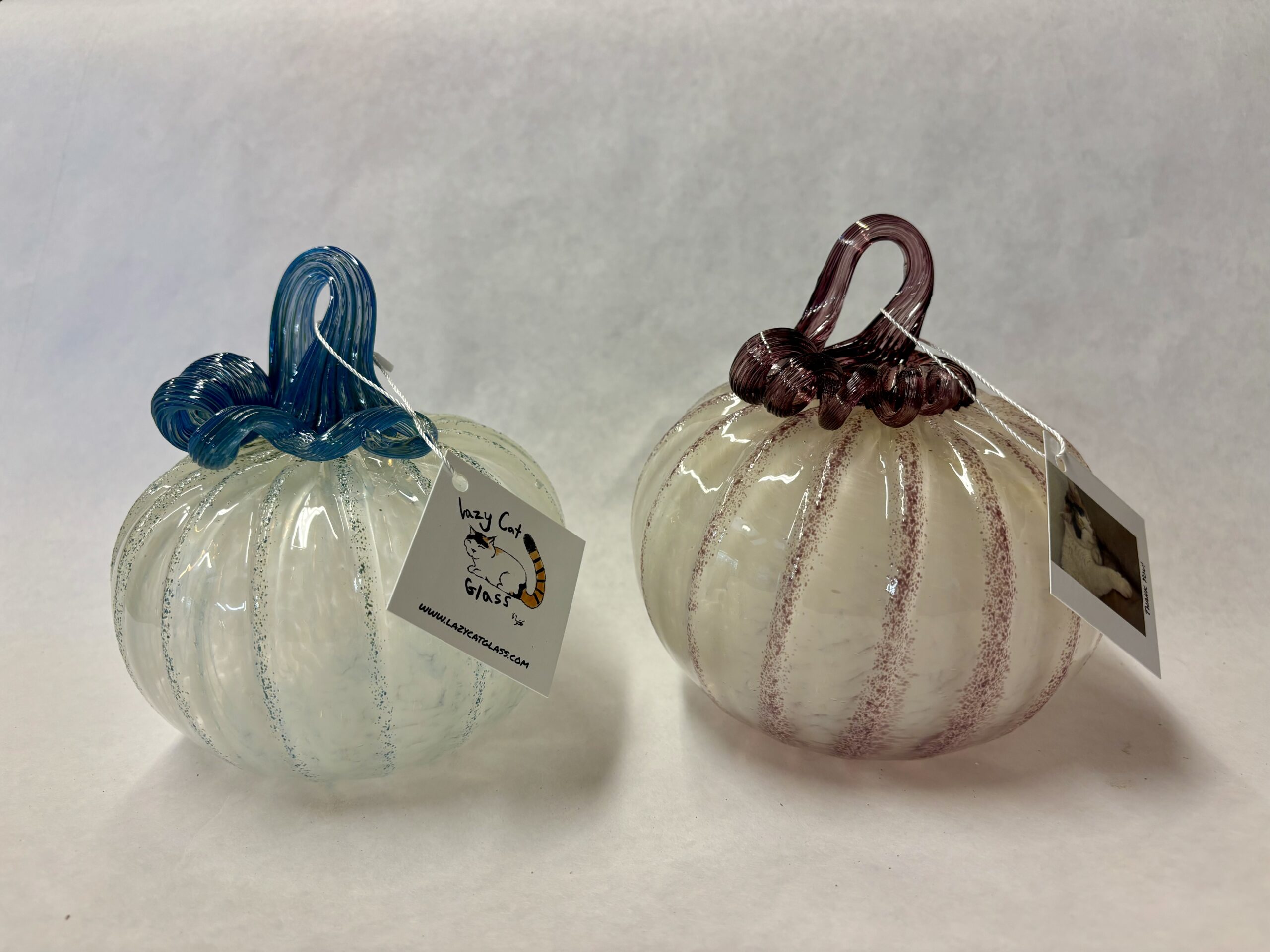 blown glass pumpkins